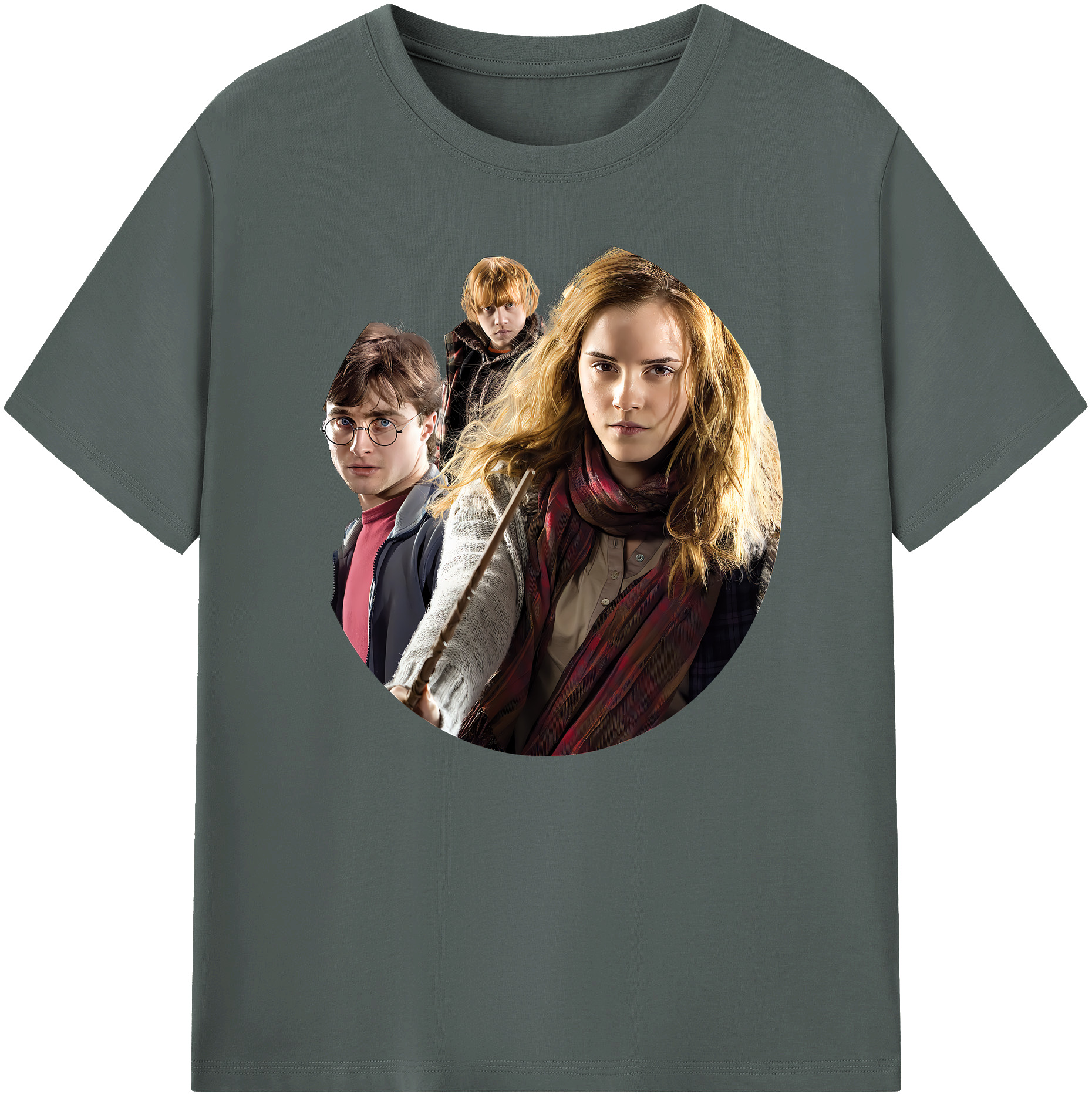（画像用） Harry Potter ハリー・ポッターシリーズ 綿100％ メンズ半袖Tシャツ｜肌触りやわらか＆通気性
